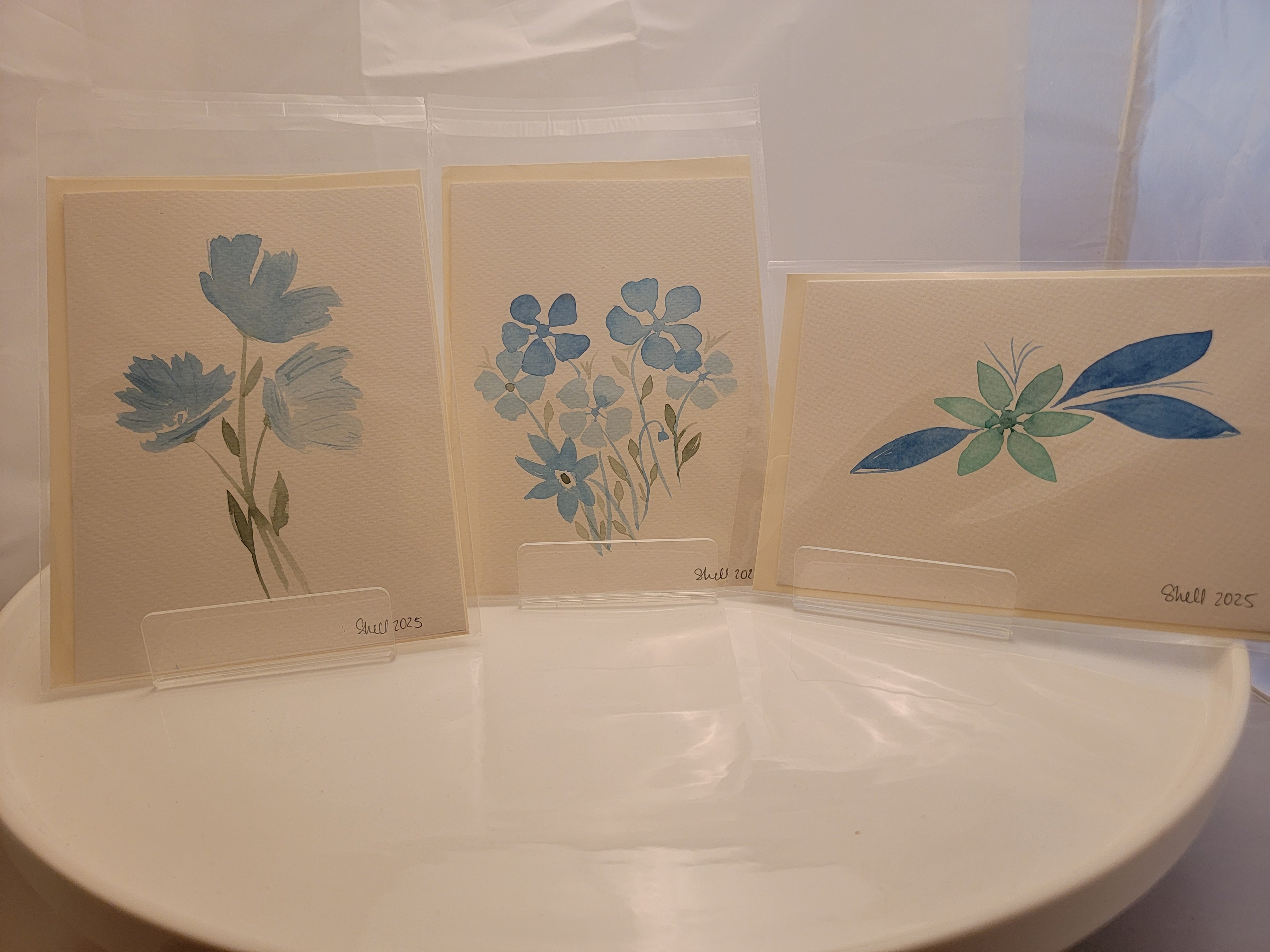Soft Blue Floral