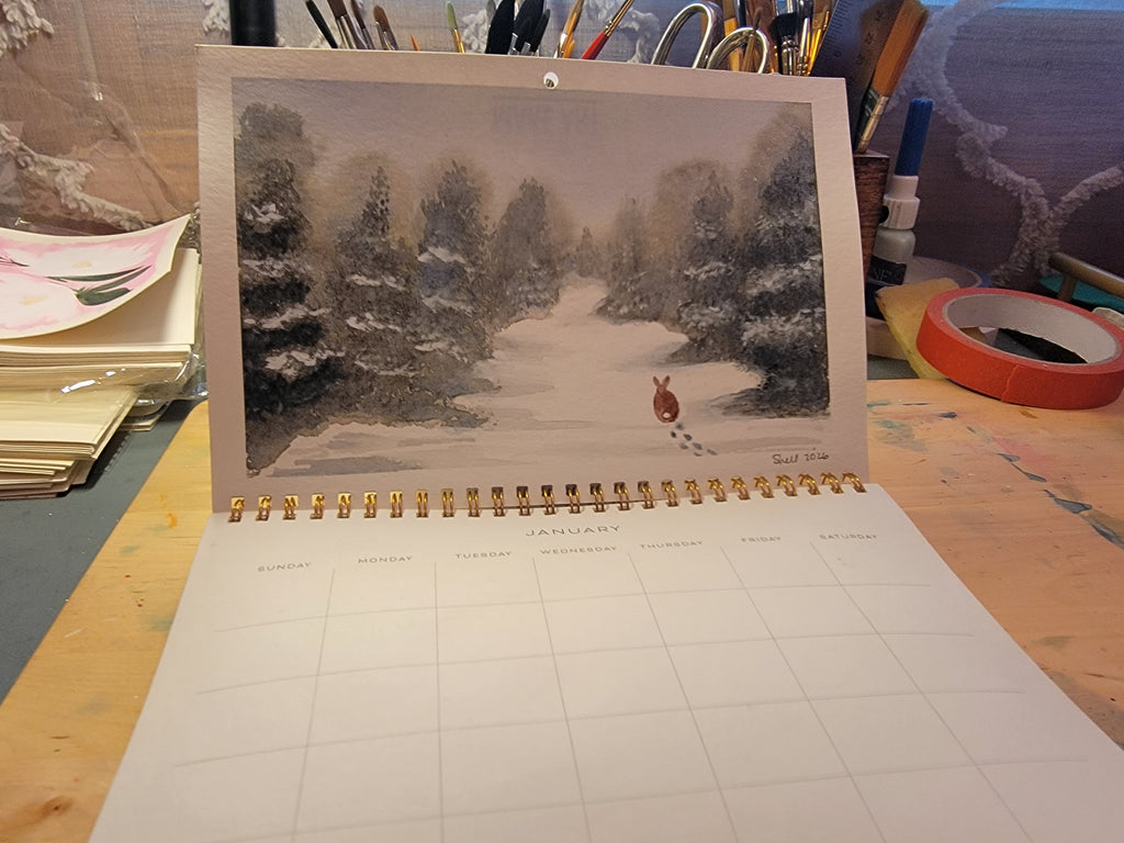 January - Snow Rabbit